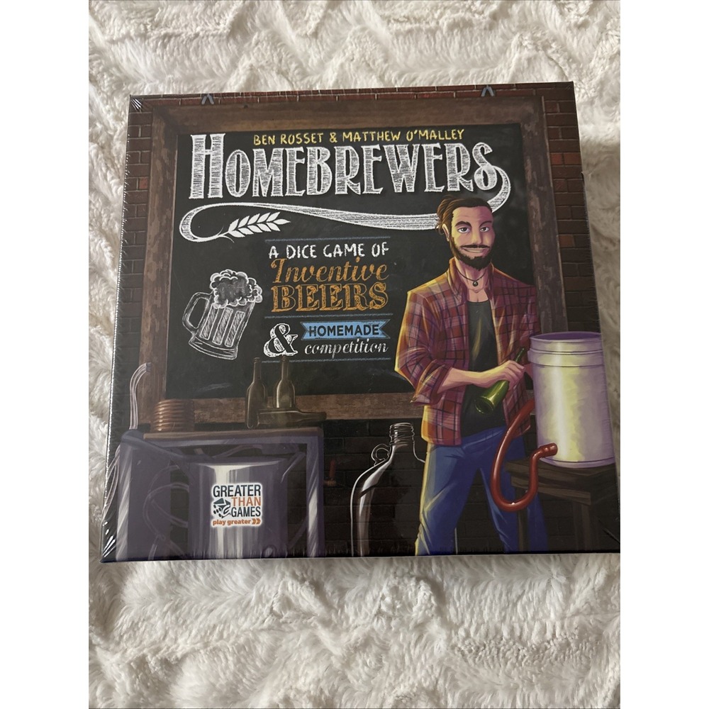 Homebrewers: A Dice Game Of Inventive Beers Greater Than Games New/Sealed